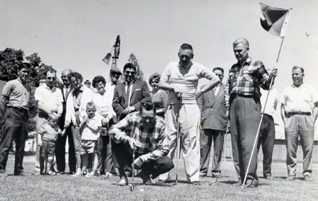 Fred Bloomfield at Puslinch Golf Course 1962
